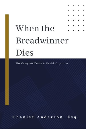 what to do when the breadwinner dies planner book cover